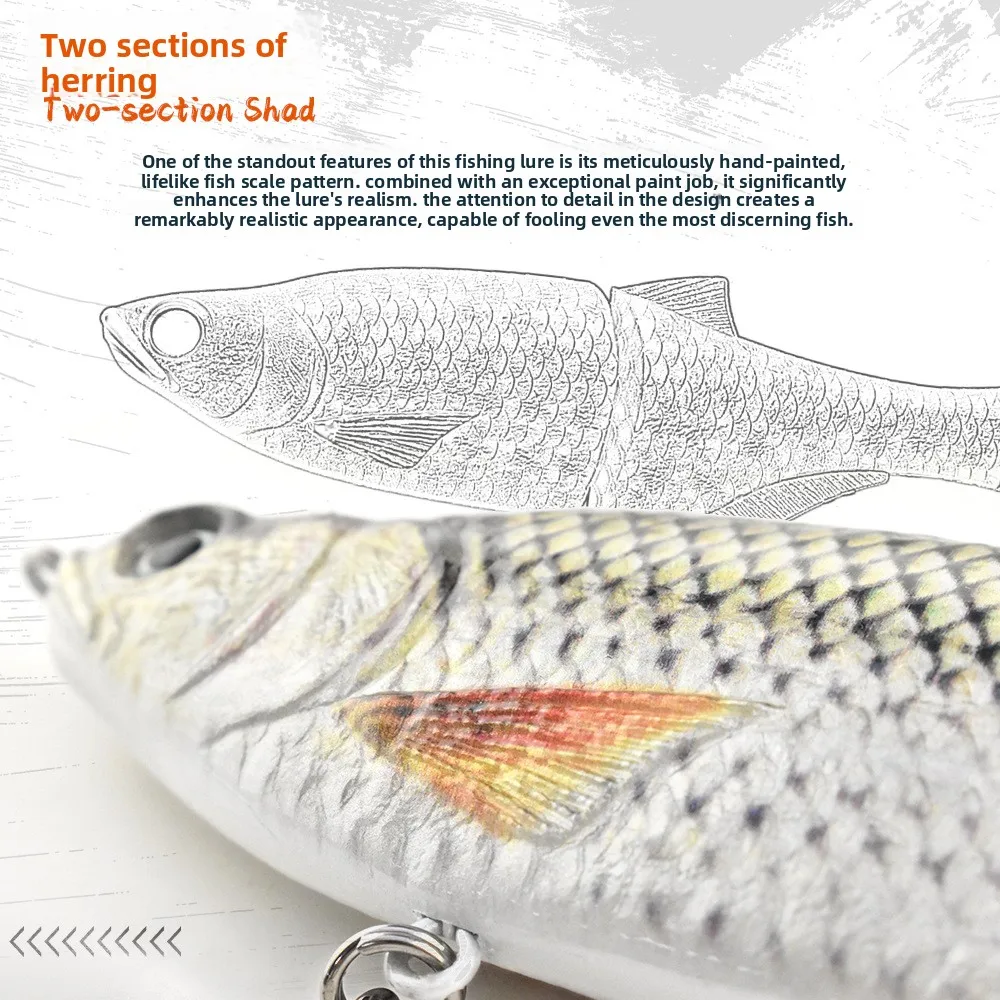 Sea Fishing Saltwater Fish Lifelike 3D Plastic None - view 4