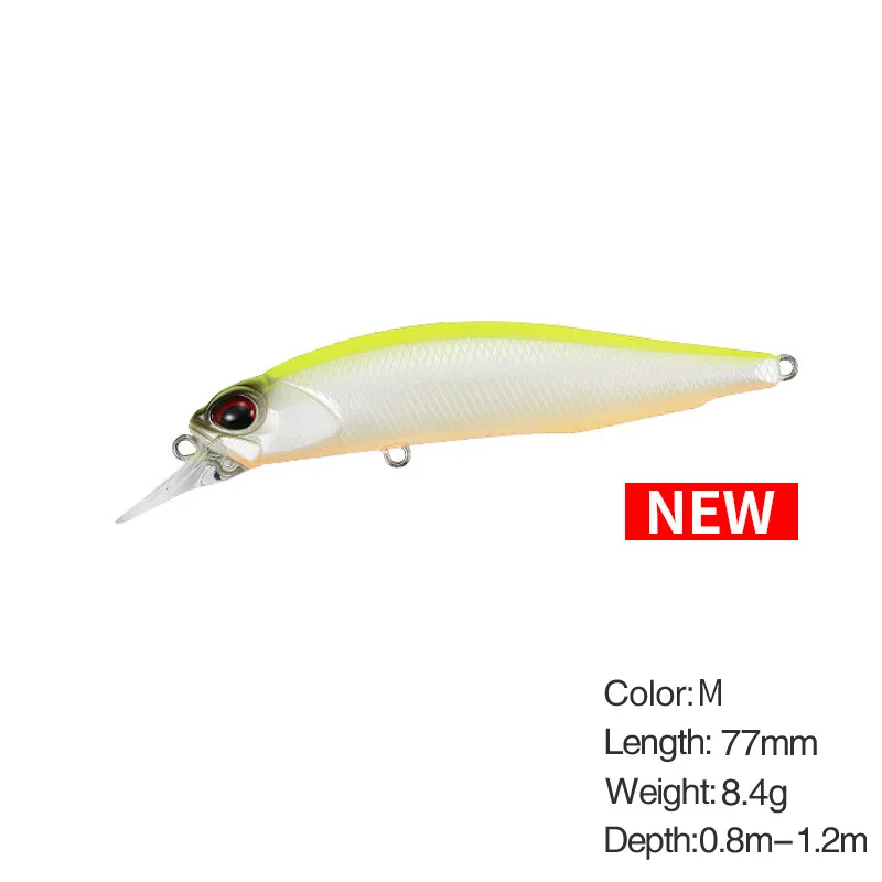 Suspending Sinking Minnow Lure 77mm 8 ABS Minnow Lure - view 4