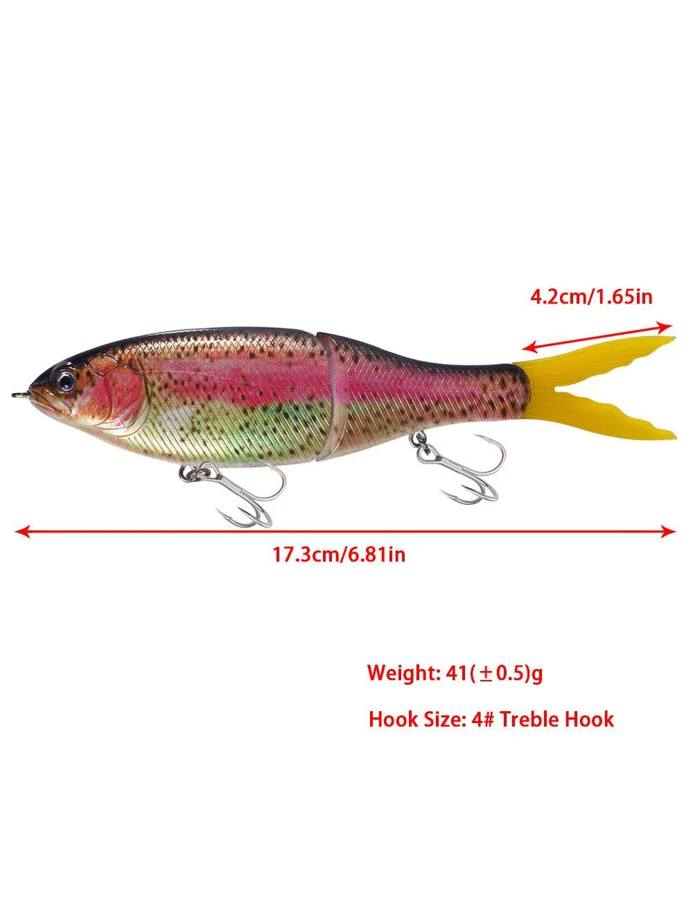 New S Shape Slow Sinking Multi ABS Various - view 2