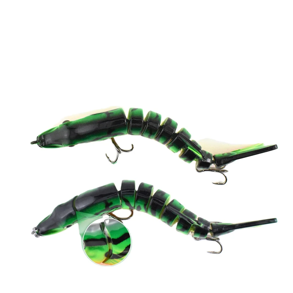 Eight Section Pike Barracuda 130mm Long ABS Hard Lure - view 2