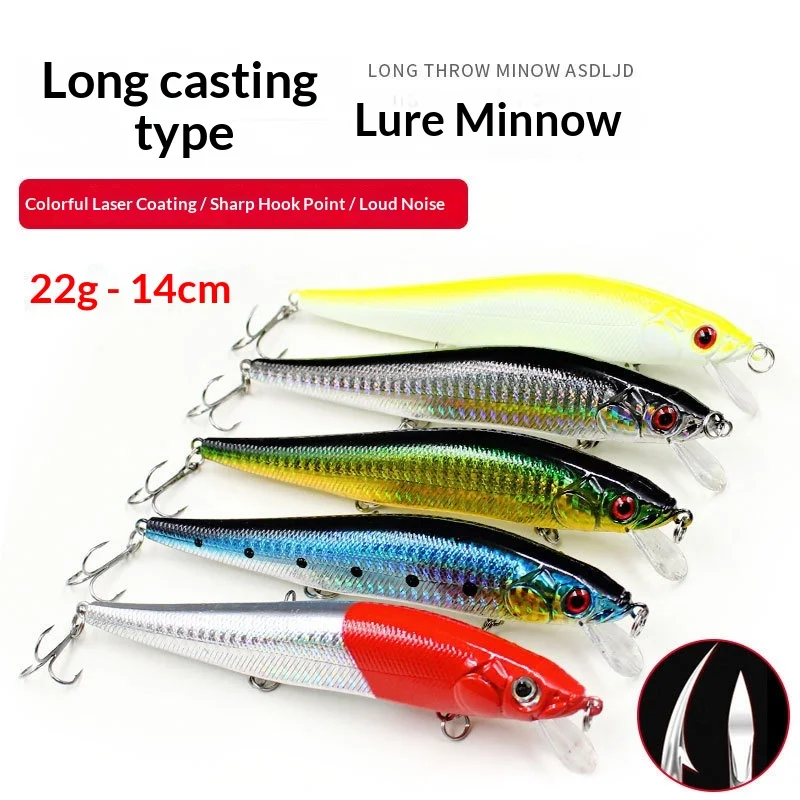 14cm 22g Stainless Steel Long Throwing Stainless Steel Various - view 5