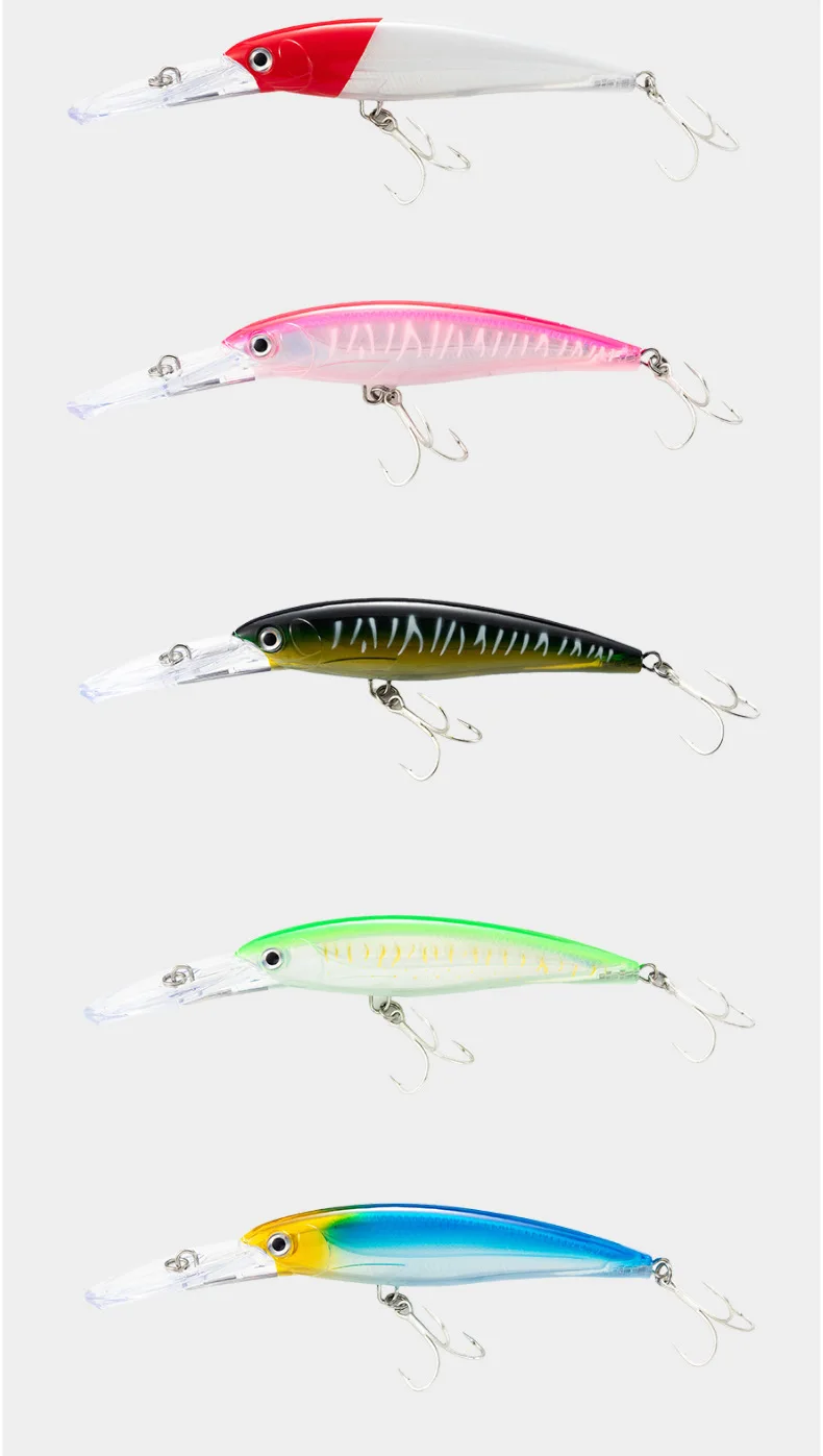 Sea Fishing Floating Minnow Artificial Hard Plastic None - view 7
