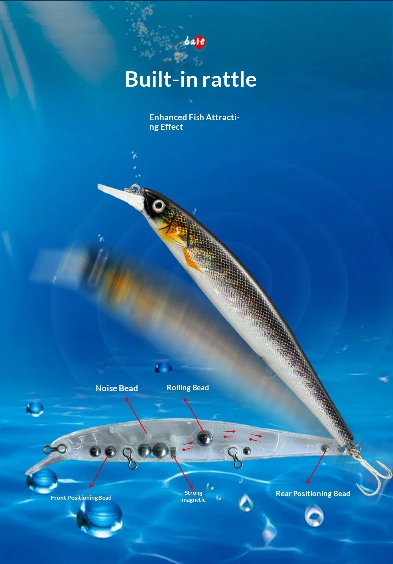 ABS Saltwater Fish Sea Fishing Floating ABS Lure - view 11