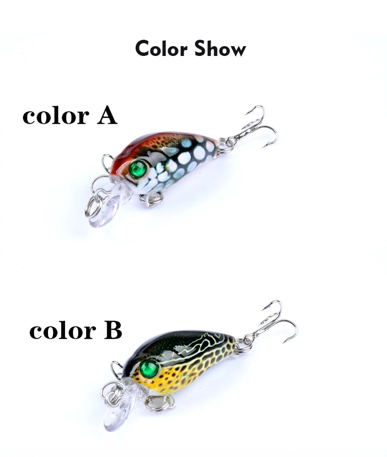 Newbility 4 5cm 4g Plastic Bionic ABS Plastic Hard Lures Hard Lure, Crankbait - view 12