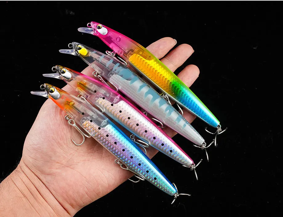 Cheery 14 5cm 27g 10color Floating Plastic Minnow Lure - view 12
