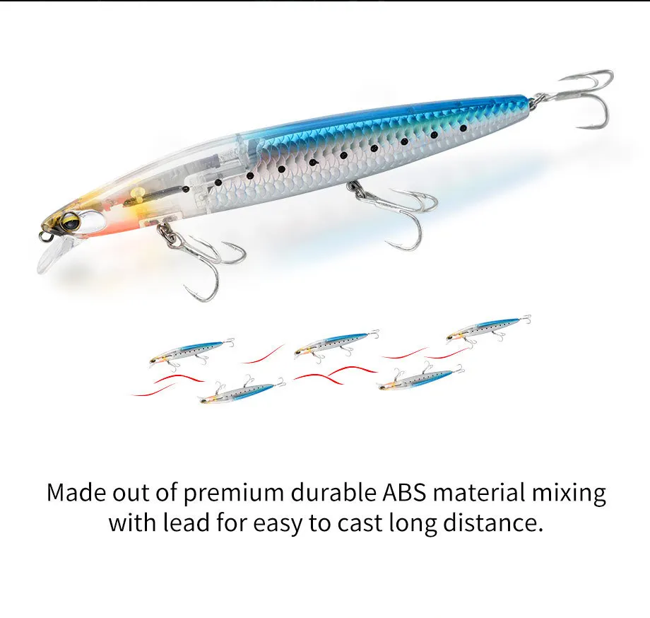 Cheery 14 5cm 27g 10color Floating Plastic Minnow Lure - view 14