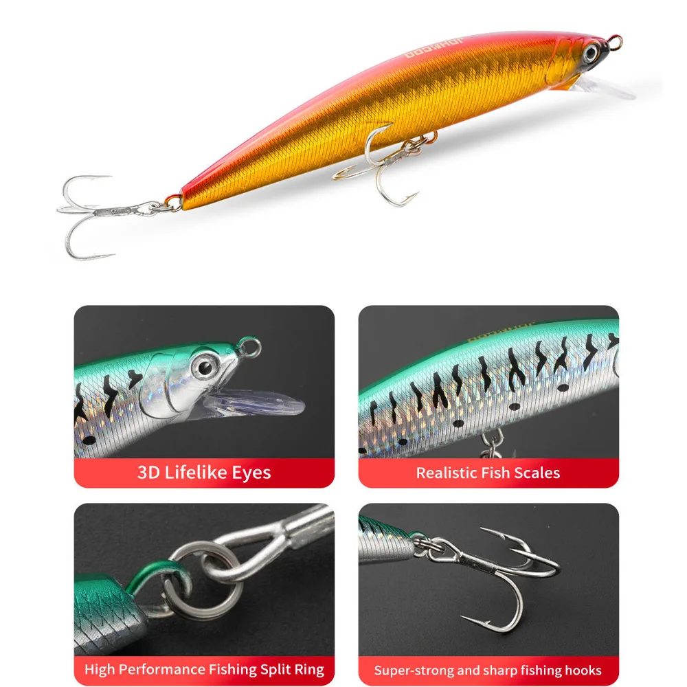 Cheery Mino False Bait 83g 17cm ABS Lure Kit - view 10