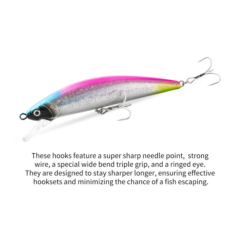 Cheery Mino False Bait 83g 17cm ABS Lure Kit - view 12