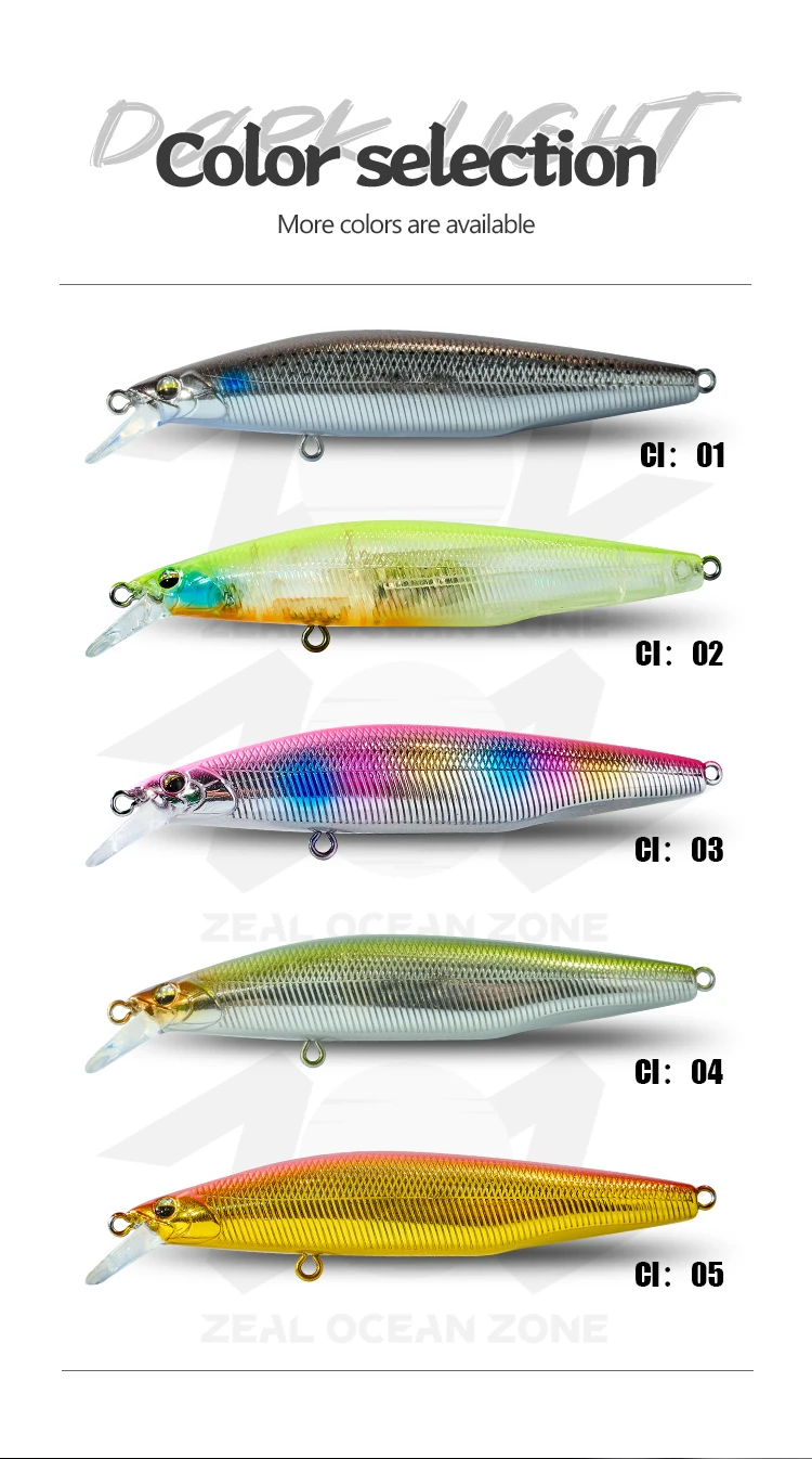 Factory Price High Quality 90mm 10g ABS Minnow Lure - view 9