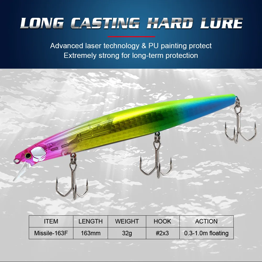 Japan Mold 163MM 32G Sea Fishing ABS Hard Lure - view 3