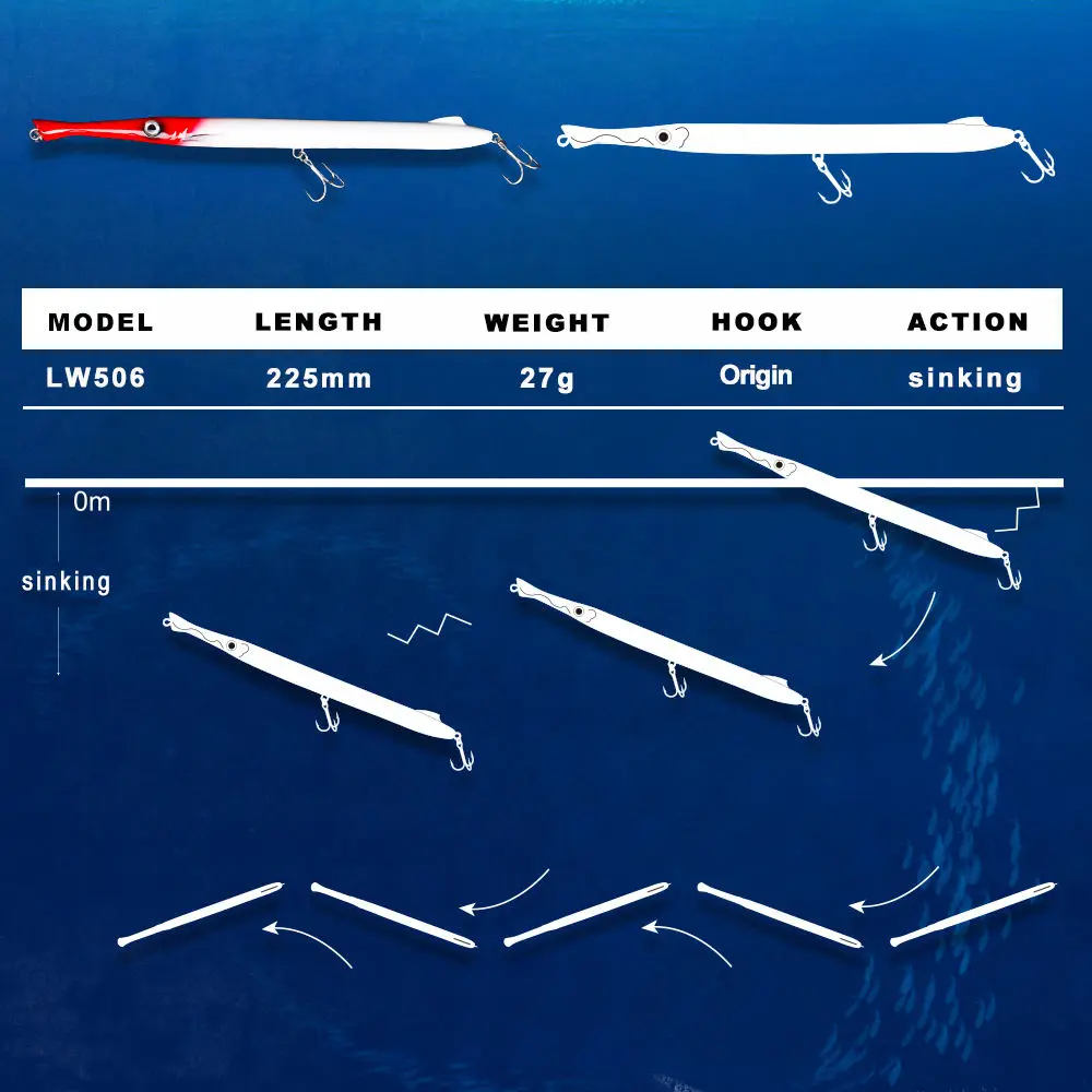 CHEERY 225mm 27G Long Cast Printed ABS Popper Lure - view 8