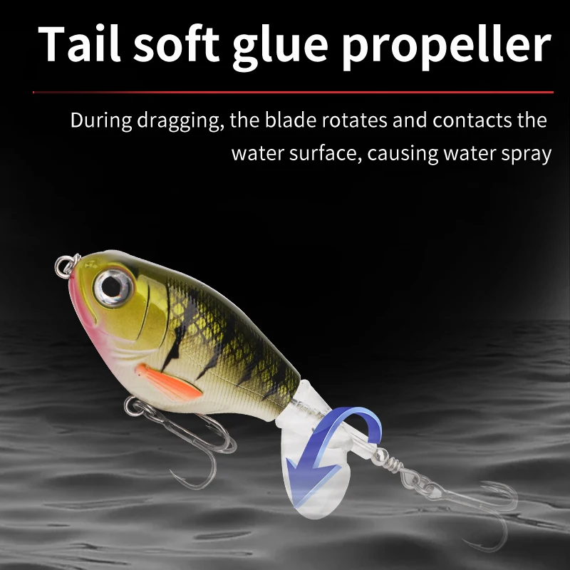 Cheery 17g Topwater Fishing Lure Floating ABS Hard Lure - view 2
