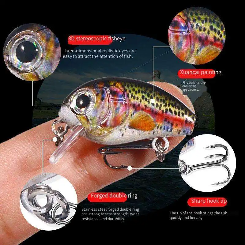 Hot Sale Cheery 2g Micro Hard Abs plastic Hard Lure - view 2
