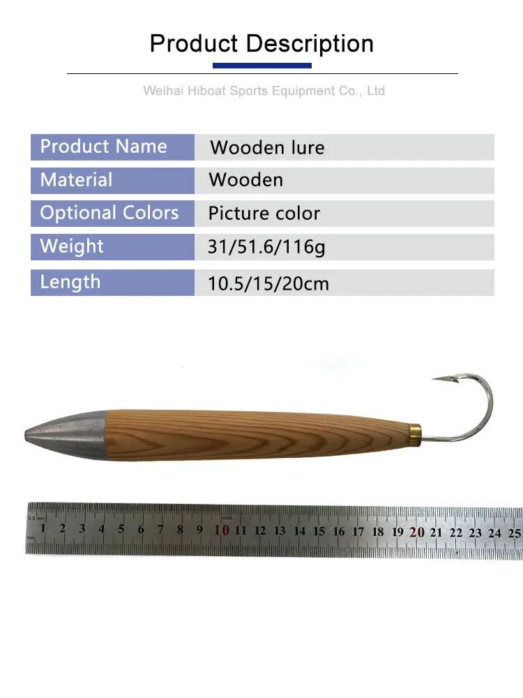 Fishing Wood Cedar Plug Chain Lure wood Floating Bait, Carp Bait, Silver Carp Bighead Carp Bait, Dace Bait - view 8