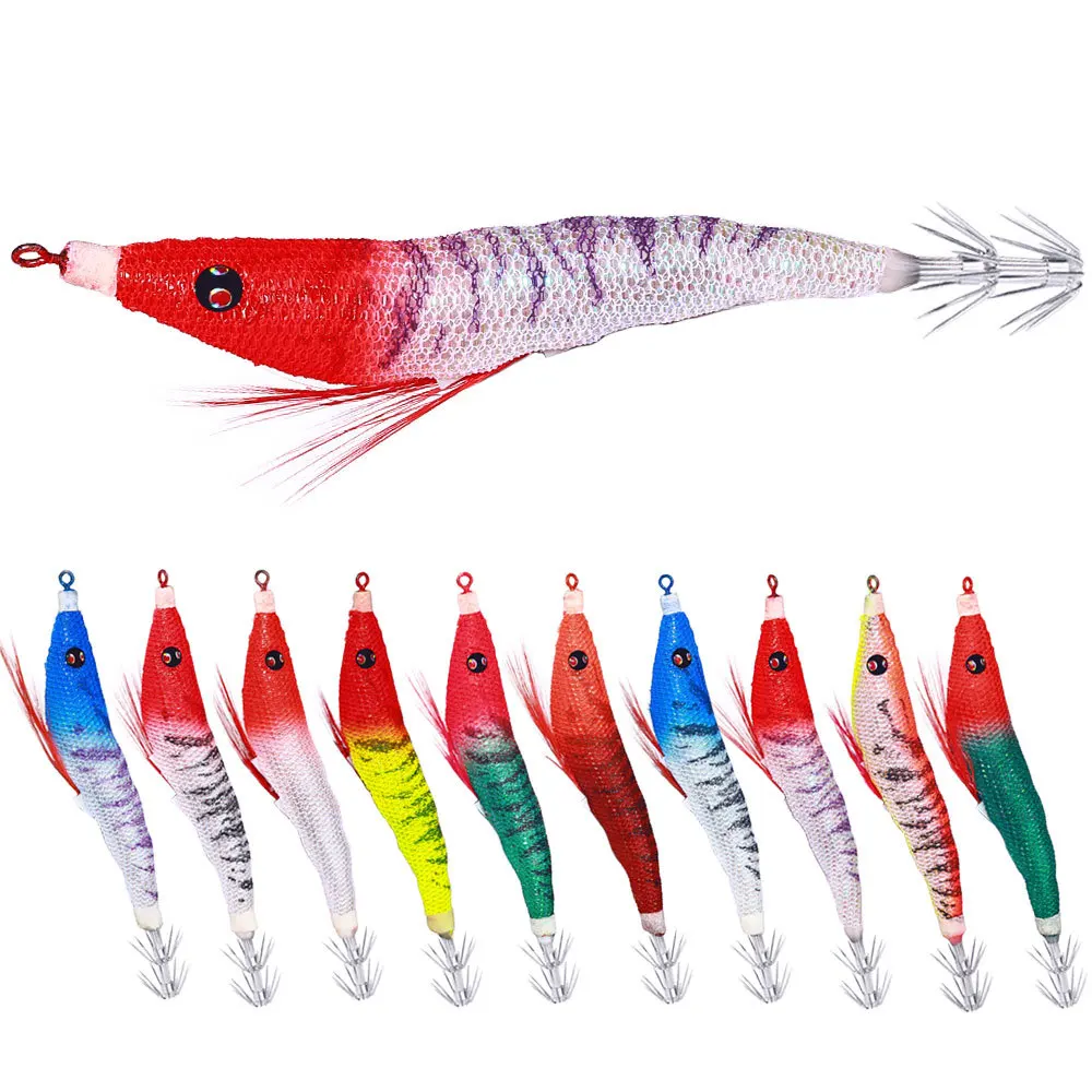 Cheery Live Bait Wood Shrimp Set Wooden Various - view 19