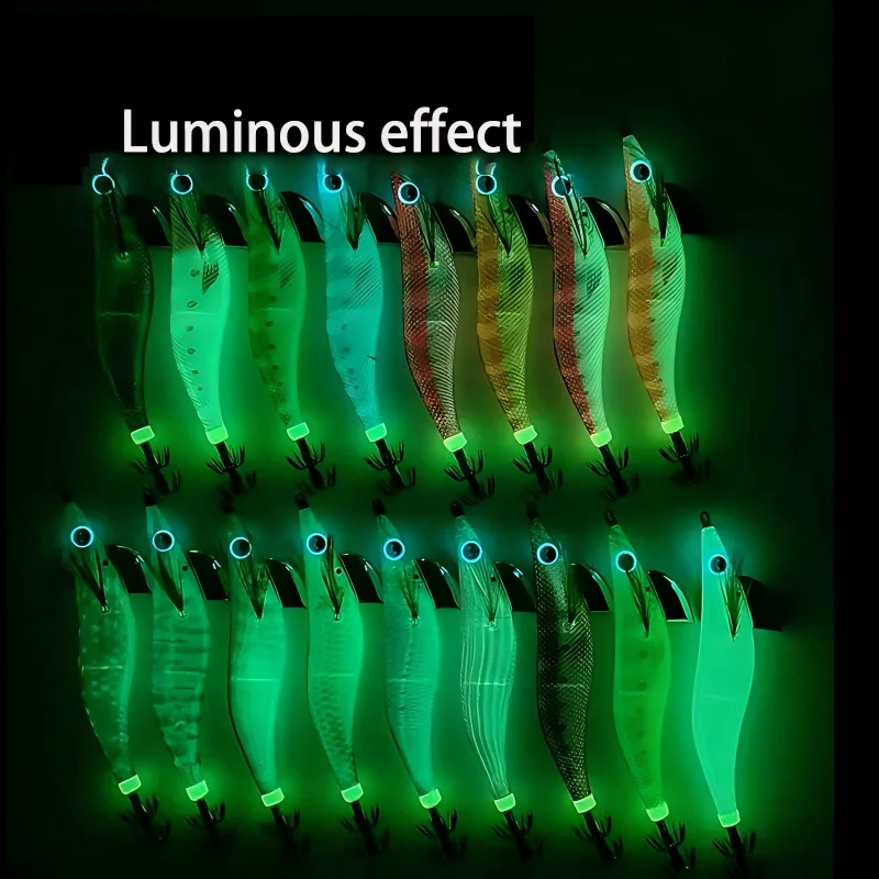 Cheery Wholesale Japanese Luminous Squid Jig Metal Various - view 5