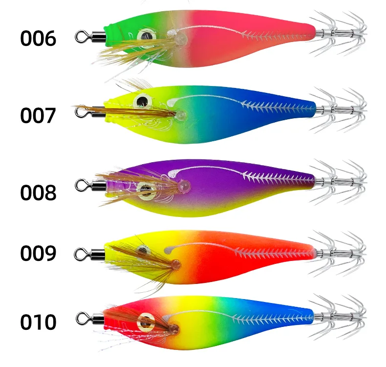 Luminous Squid Jig Lure Sea Fishing ABS, Various Various - view 15
