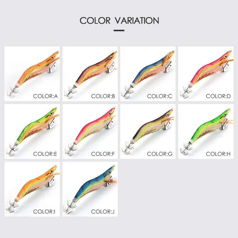 CHEERY Squid Jigs Lures Bait 12 Silicone Various, Various, Various - view 4