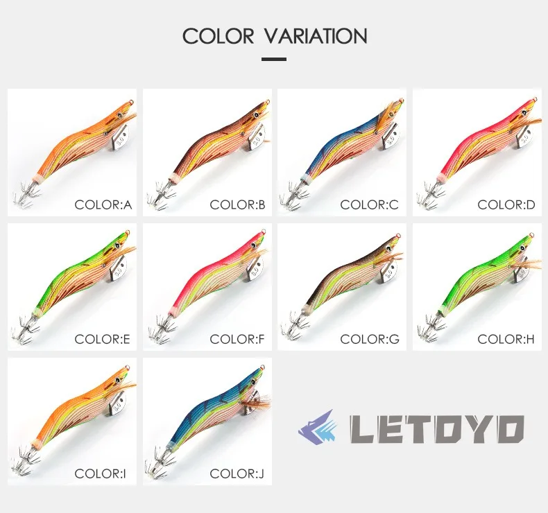 CHEERY Squid Jigs Lures Bait 12 Silicone Various, Various, Various - view 10