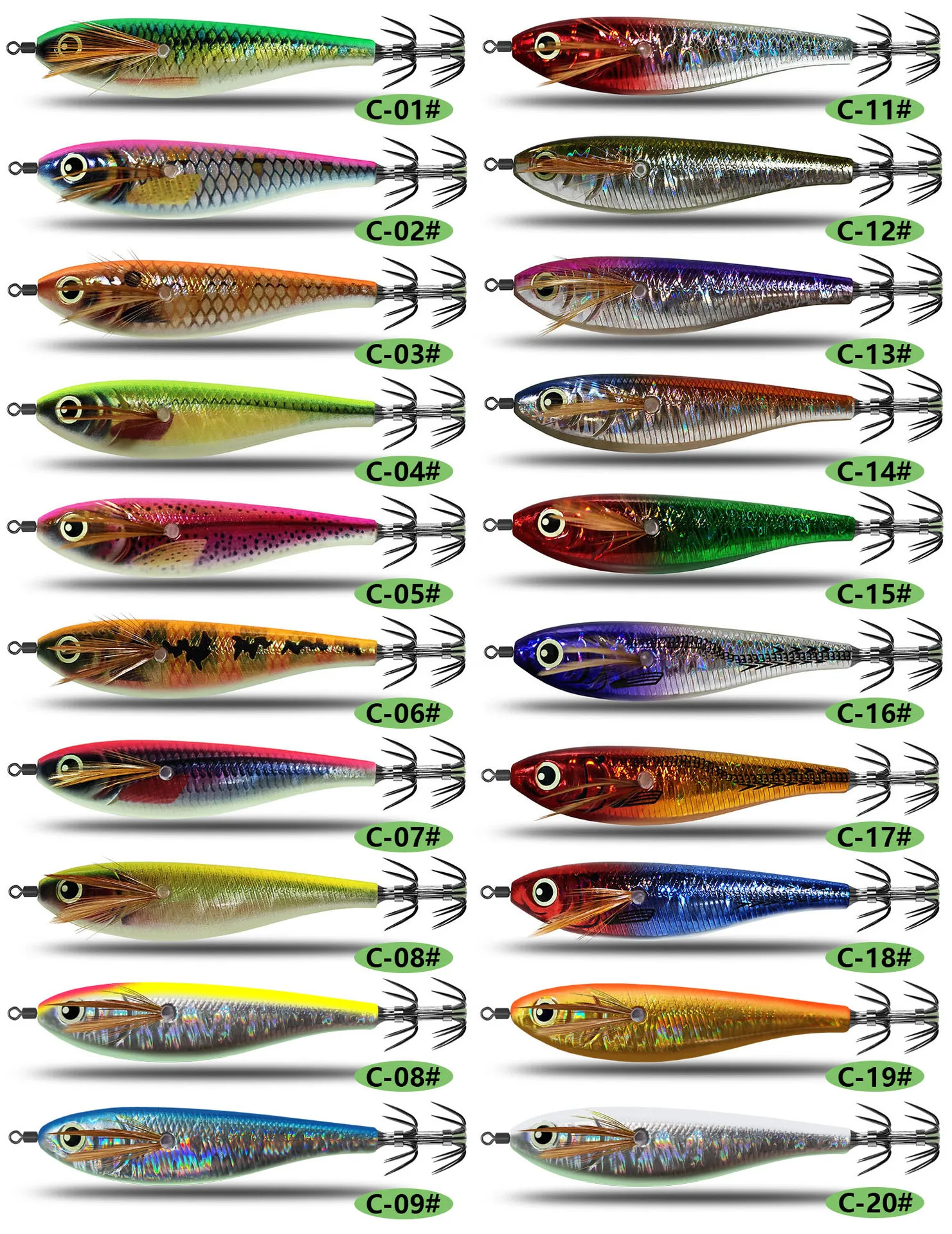 Wooden Shrimp Artificial Hard Bait Night Wooden None - view 8
