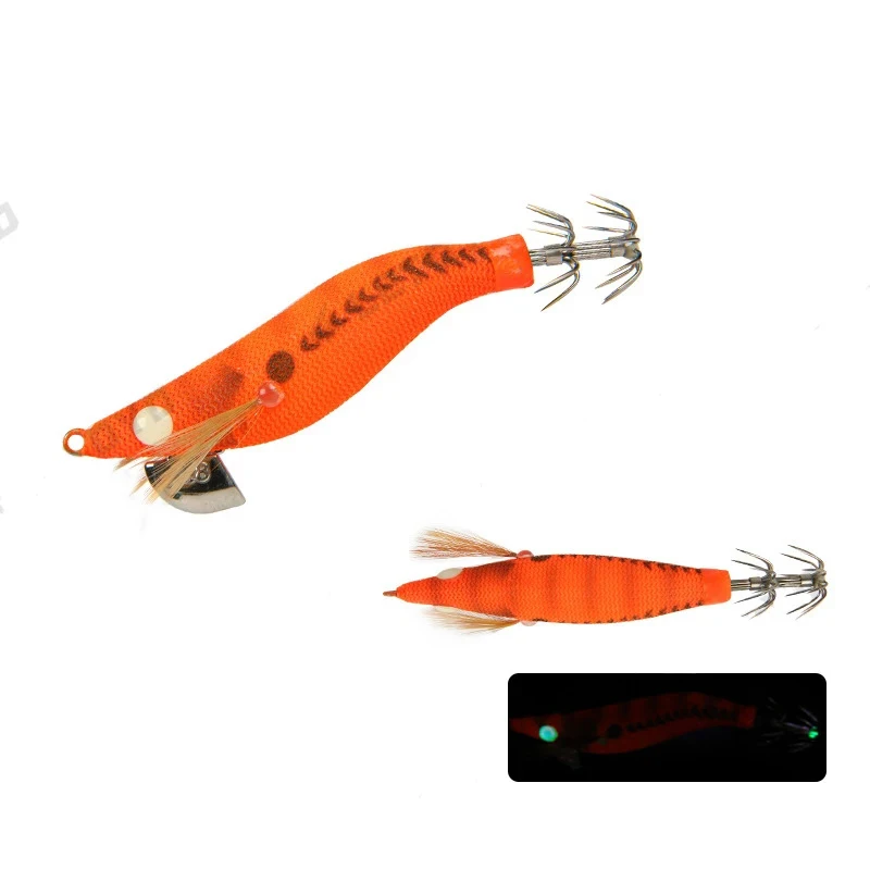 Cheery Luminous Silicone Squid Jig and Plastic Hard Lure - view 5