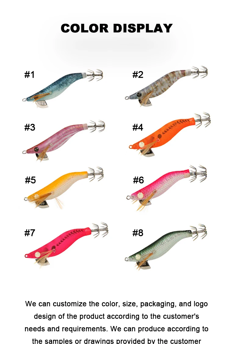 Cheery Luminous Silicone Squid Jig and Plastic Hard Lure - view 10