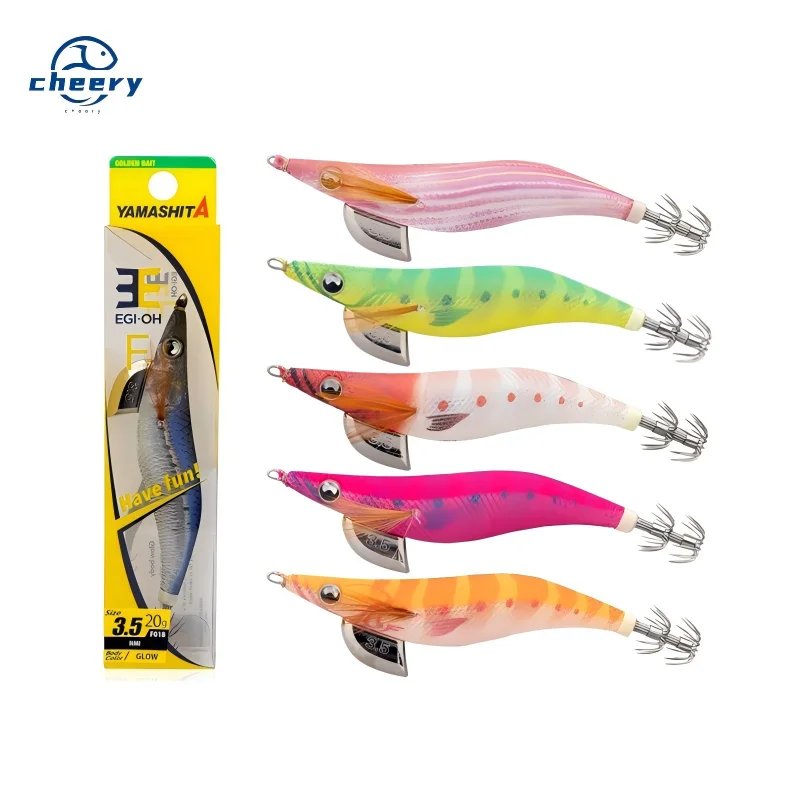 CHEERY Wholesale Japanese Luminous Squid Jig