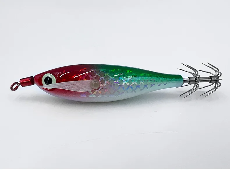 Glow Squid Jig Hook Saltwater Fishing Metal, Plastic Jigbait Lure - view 17