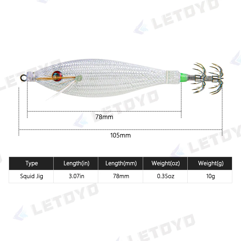 10g with Shrimp Bag Luminous Rattle Silicone LureBait, Various, Various - view 2