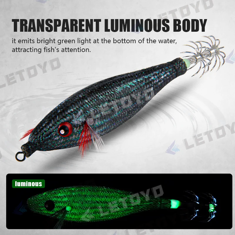 10g with Shrimp Bag Luminous Rattle Silicone LureBait, Various, Various - view 6