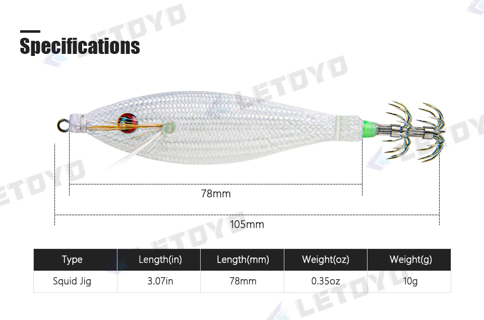 10g with Shrimp Bag Luminous Rattle Silicone LureBait, Various, Various - view 9