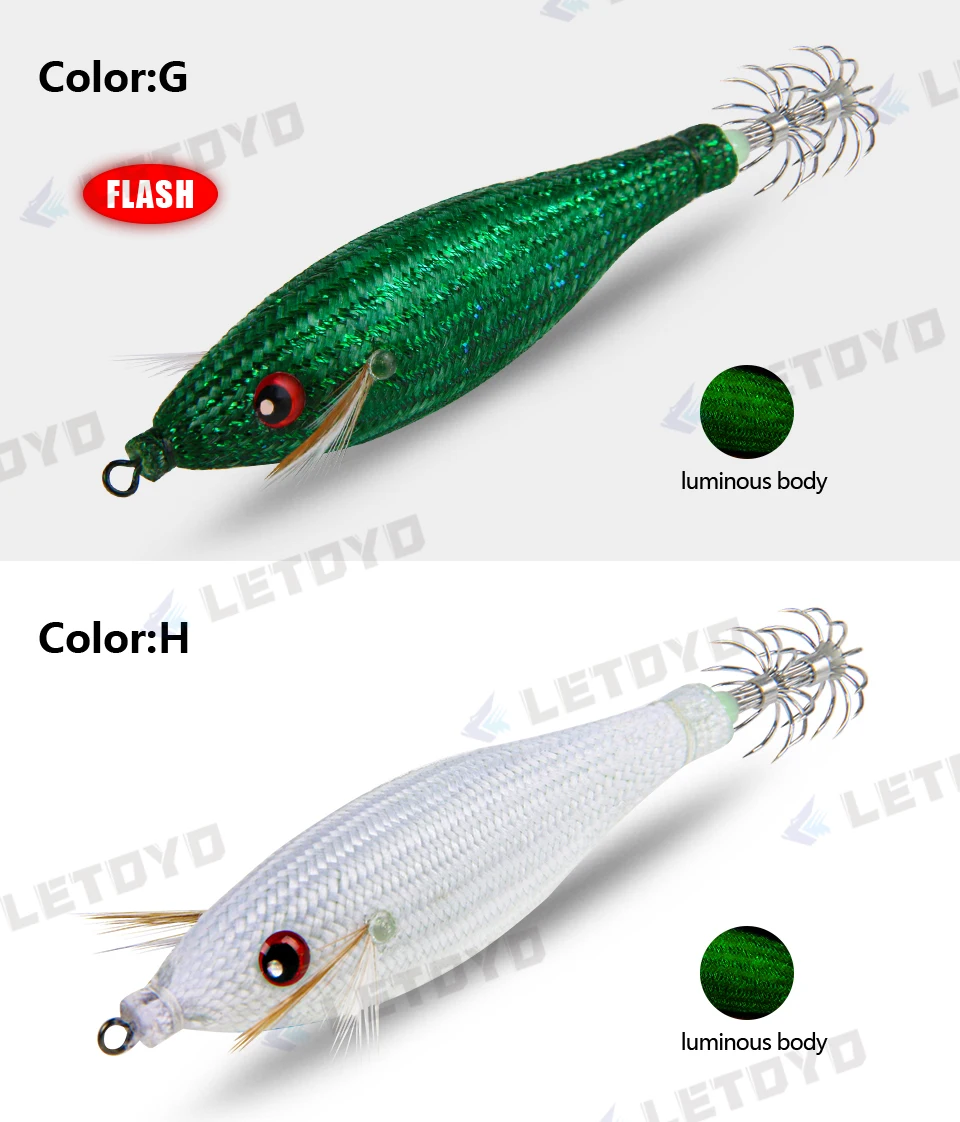 10g with Shrimp Bag Luminous Rattle Silicone LureBait, Various, Various - view 19