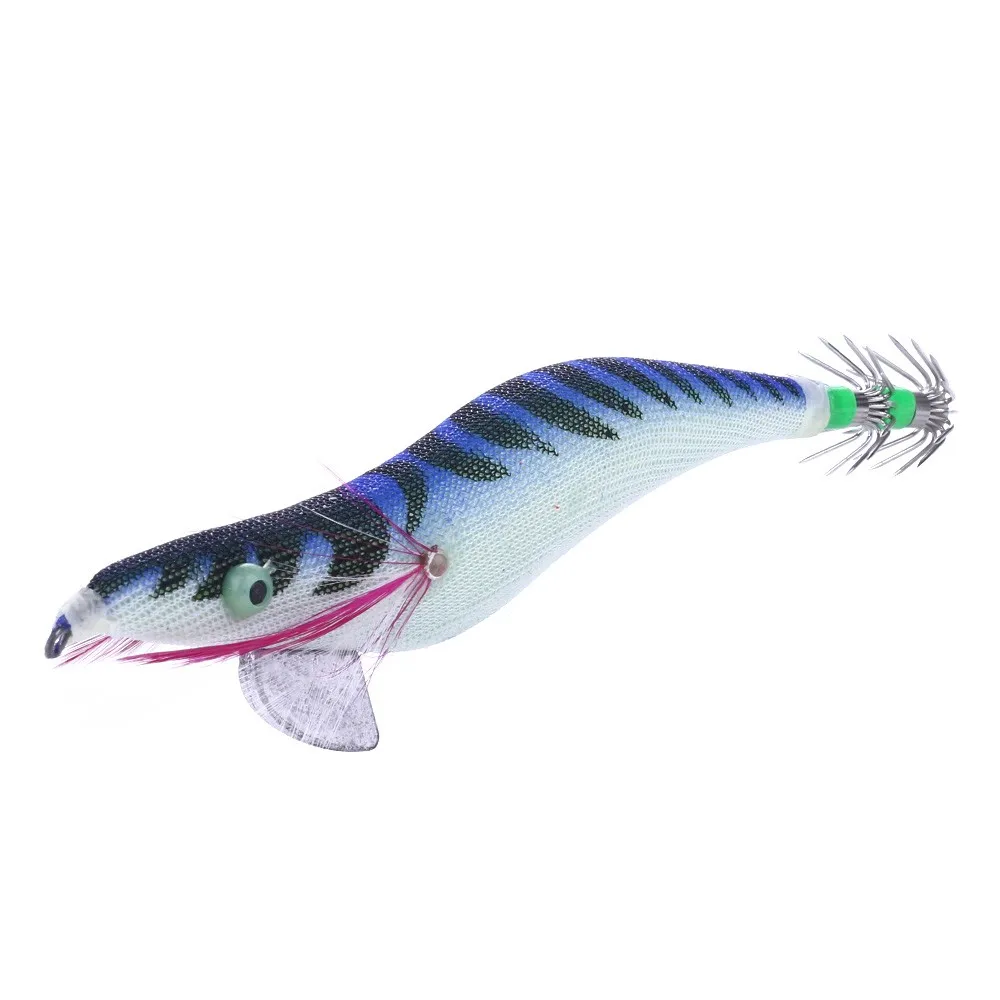 Fishing Lure Metal Lead Squid Jigging Metal, Plastic, PVC Lure, Seawater Fishing Bait, Lure Accessories, Squid Hook (Wood Shrimp) - view 10