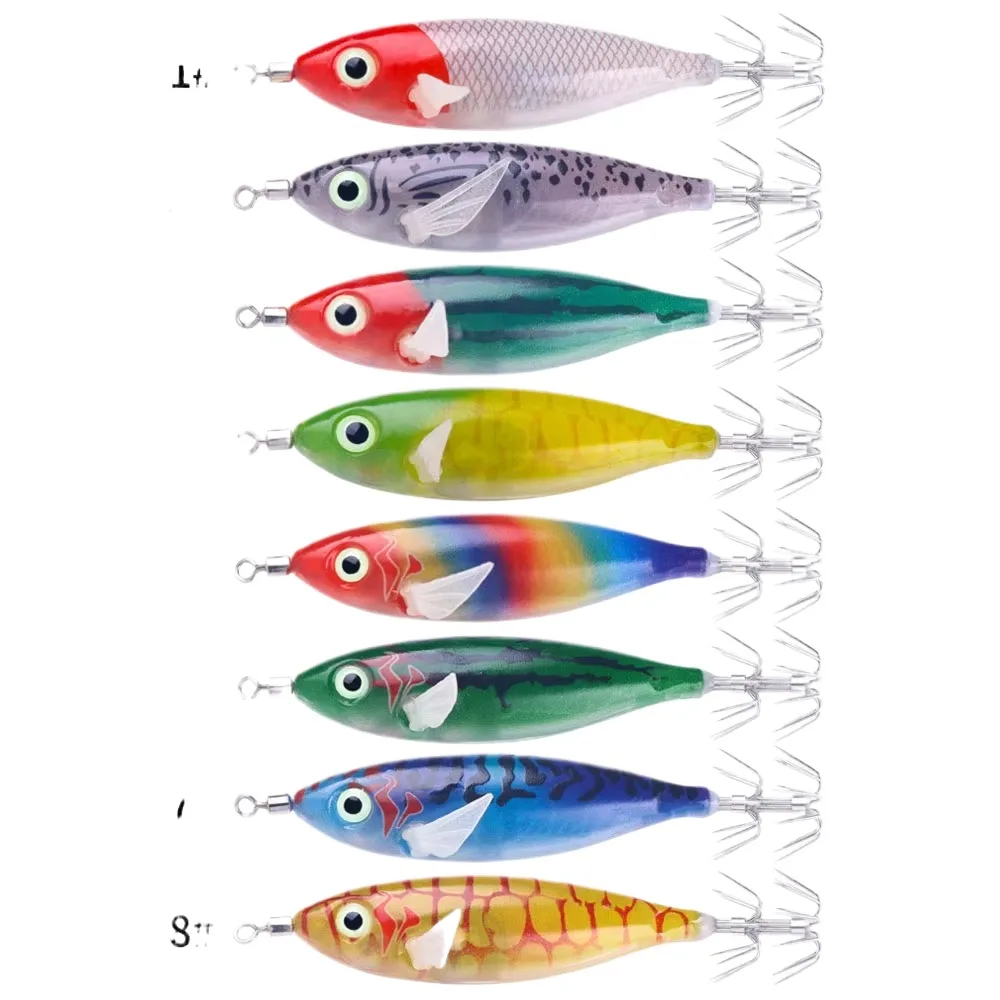 Wholesale Cheery 8cm 6G Brine Luminous ABS Hard Plastic Various - view 2