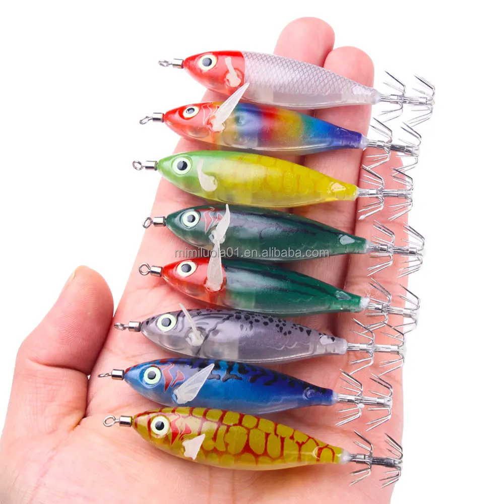 Wholesale Cheery 8cm 6G Brine Luminous ABS Hard Plastic Various - view 8