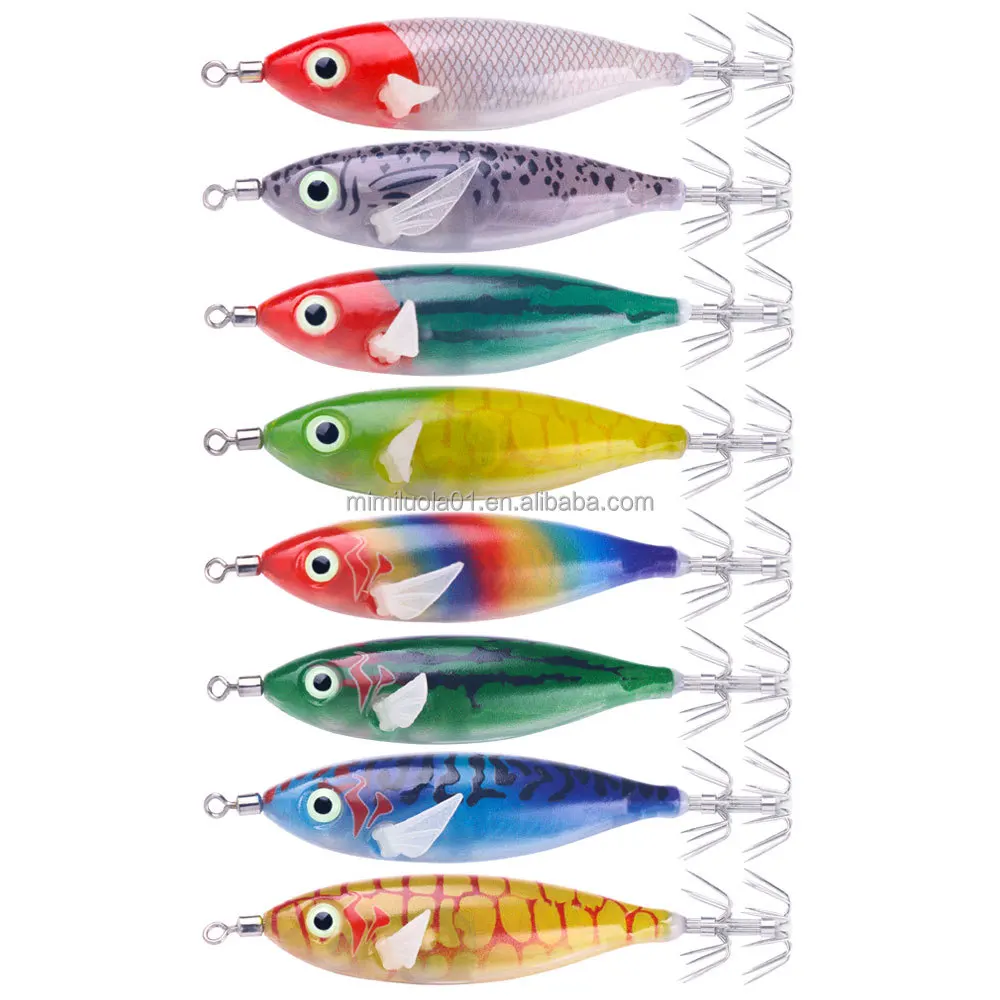 Wholesale Cheery 8cm 6G Brine Luminous ABS Hard Plastic Various - view 18