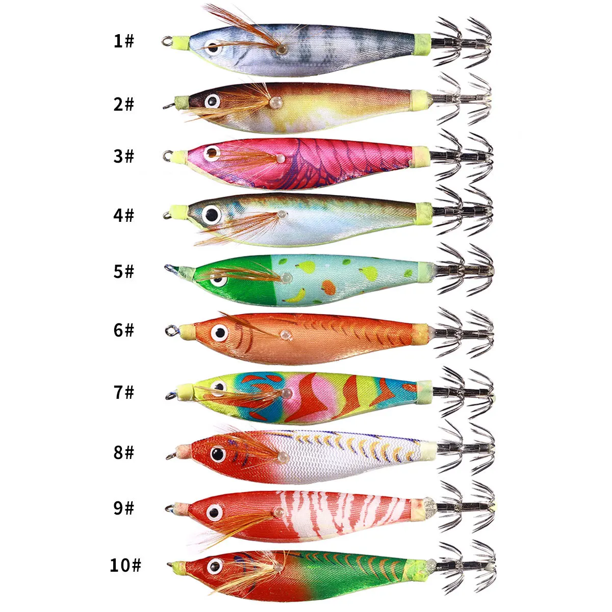 For New Model Luminous Simulation Shrimp Stainless Steel Various - view 7