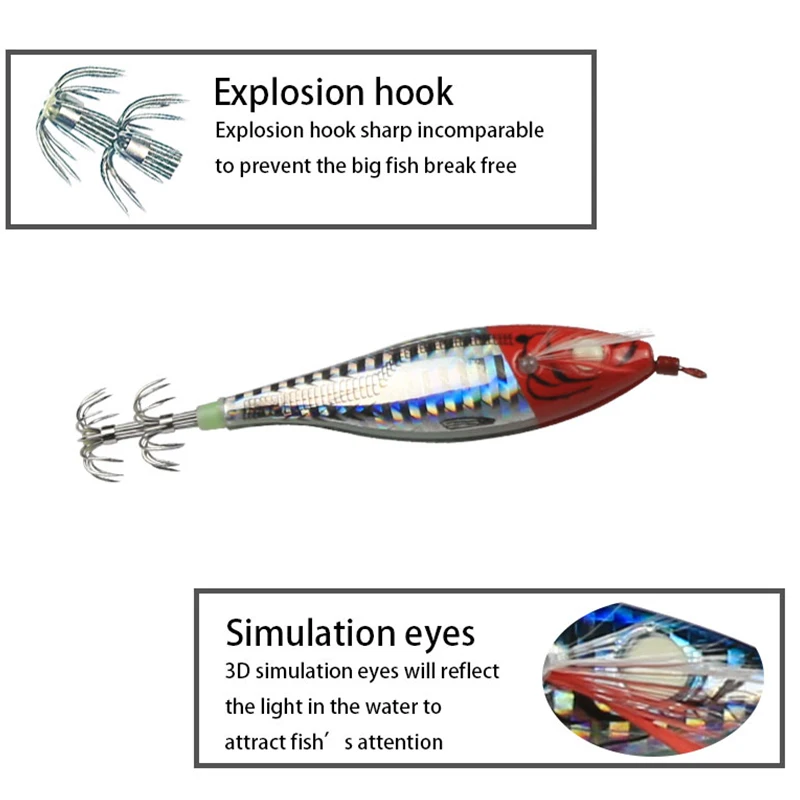Cheery Luminous ABS Octopus Fishing Wobbler ABS, Plastic Hard Lure - view 4