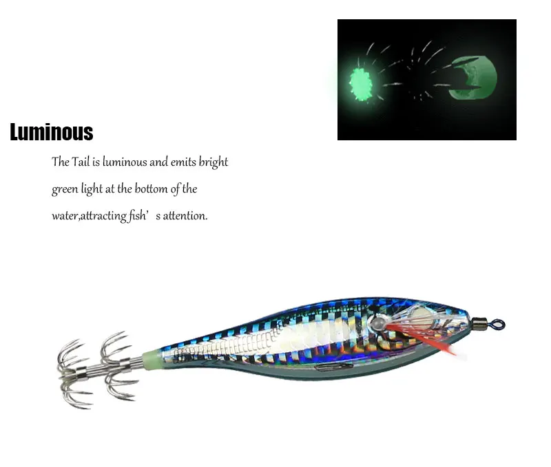 Cheery Luminous ABS Octopus Fishing Wobbler ABS, Plastic Hard Lure - view 11