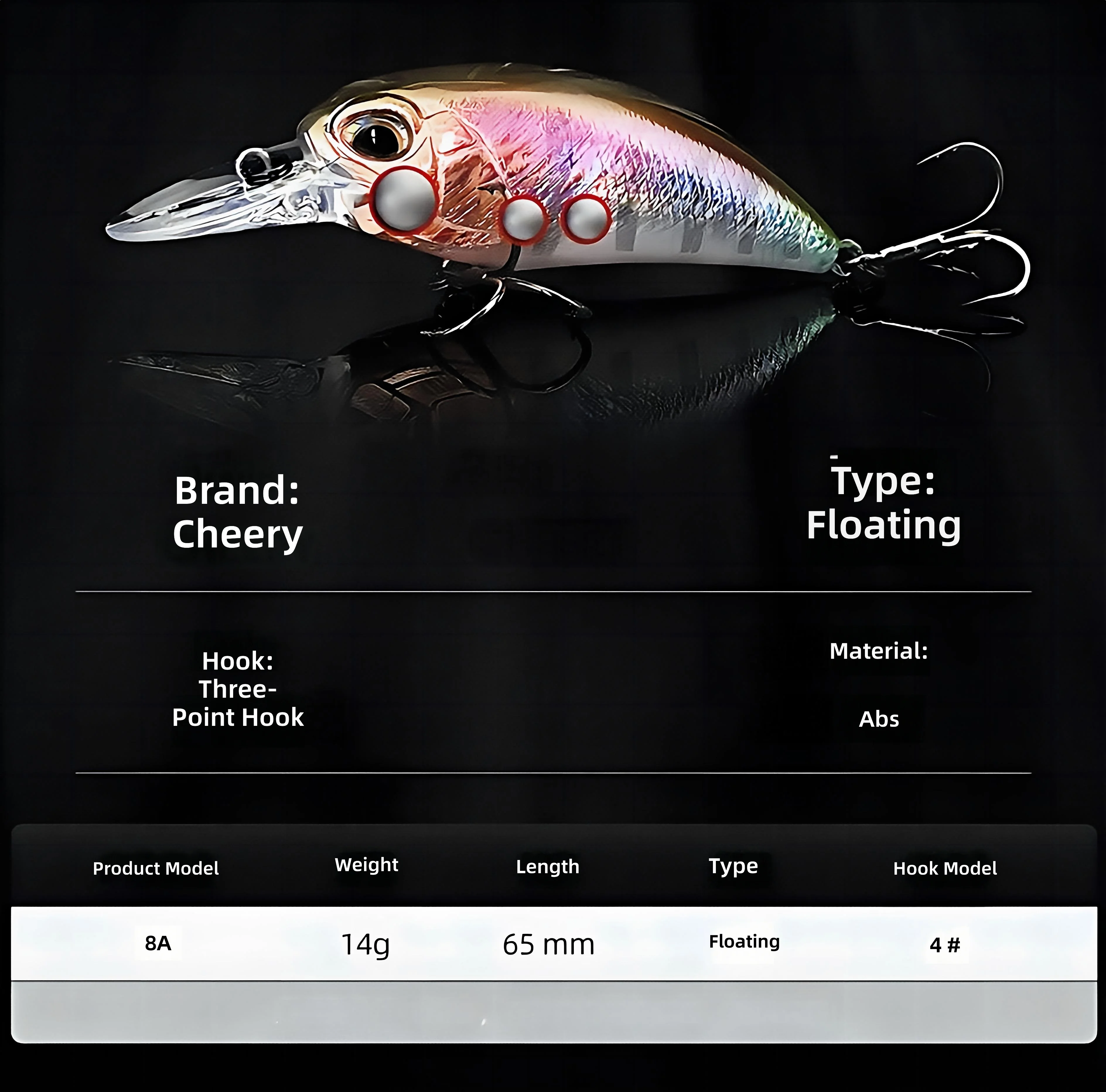 CHEERY 14G Crankbait Hard Fishing Lure None Lure - view 2
