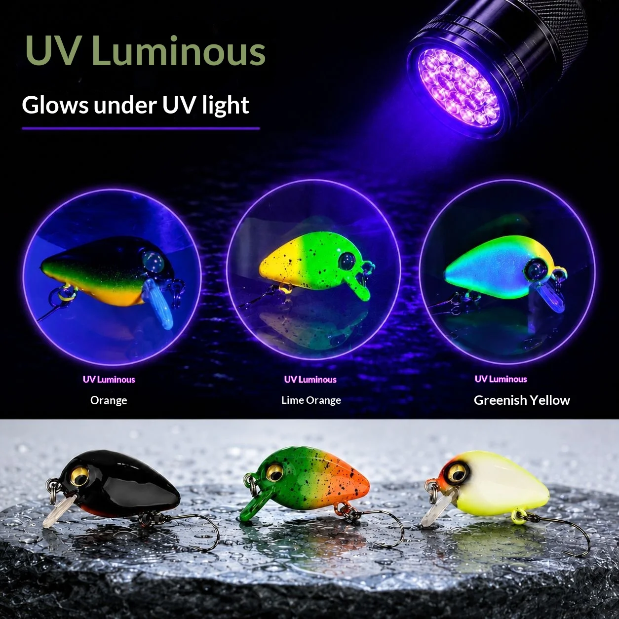 CHEERY Ultralight Slow Sinking Crankbait Minnow Various Crankbait, Lure - view 4