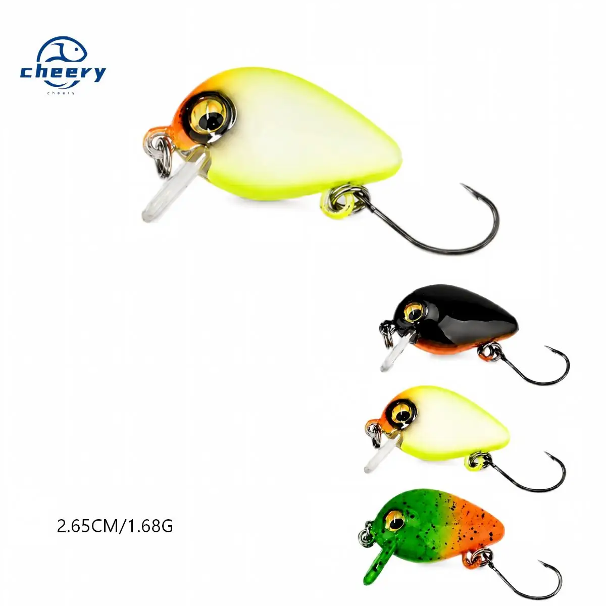 CHEERY Ultralight Slow Sinking Crankbait Minnow Various Crankbait, Lure - view 6