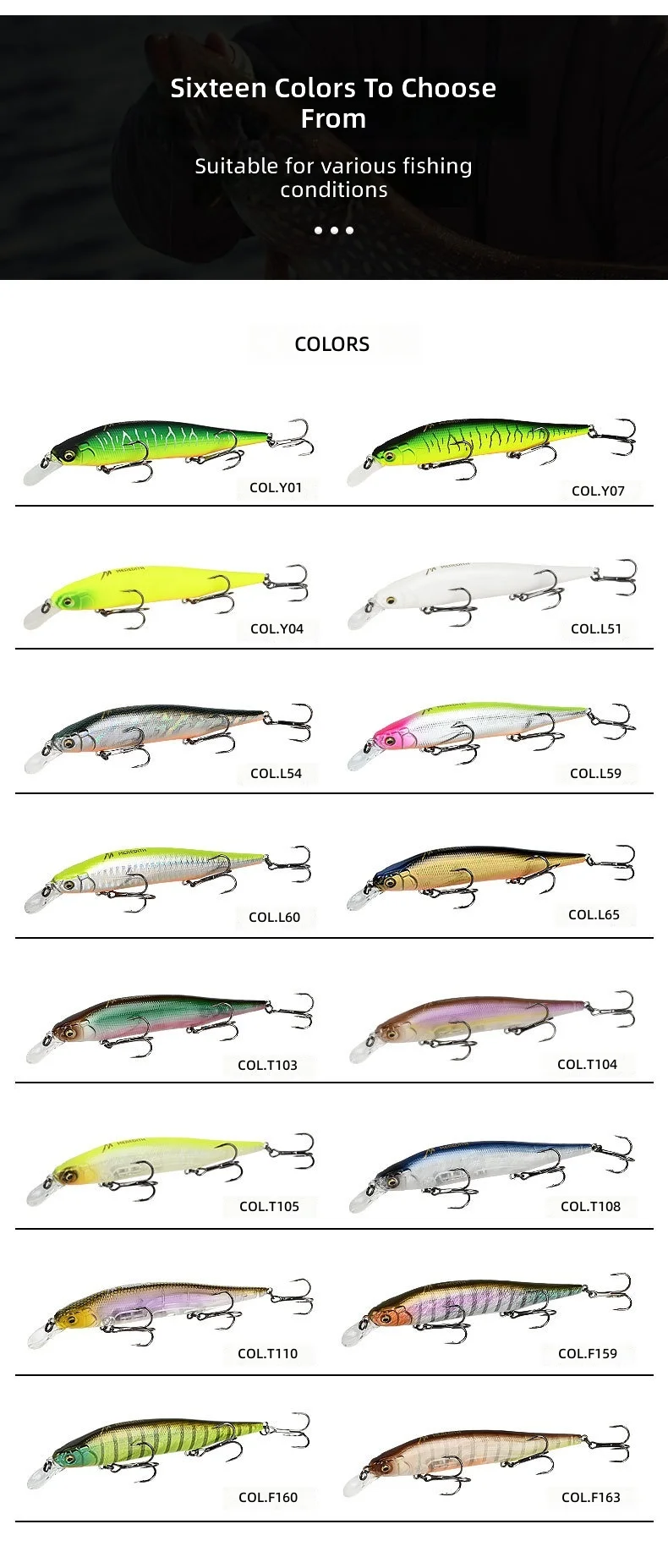 CHEERY Suspending Minnow Hard Fishing Lure None Lure - view 8