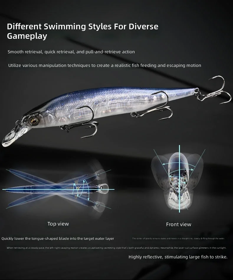 CHEERY Suspending Minnow Hard Fishing Lure None Lure - view 11