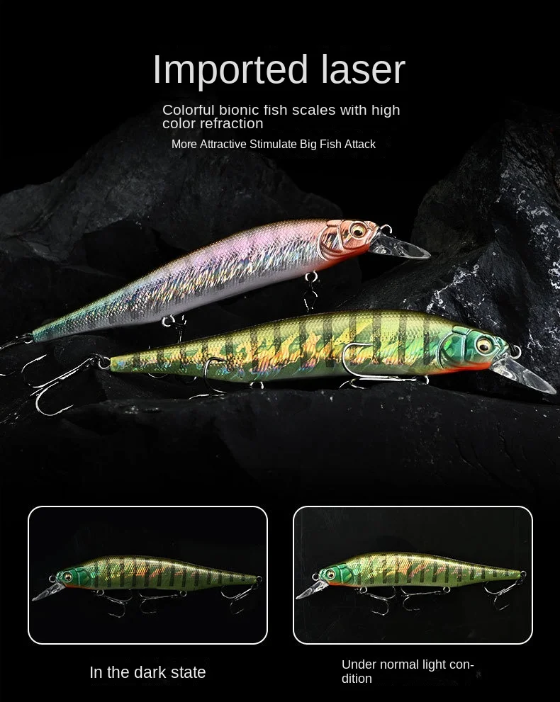 CHEERY Suspending Minnow Hard Fishing Lure None Lure - view 12
