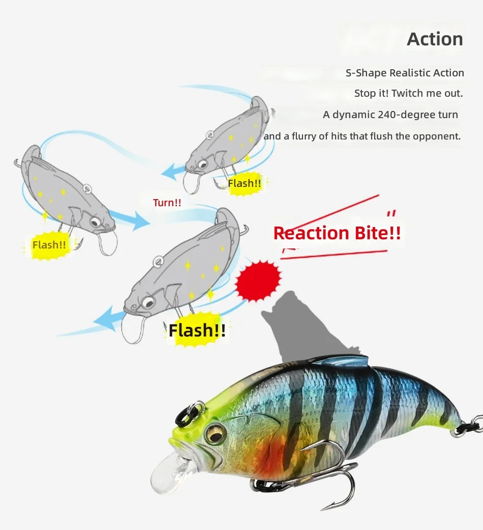 CHEERY Slow Floating VIB Hard Fishing None Lure - view 13