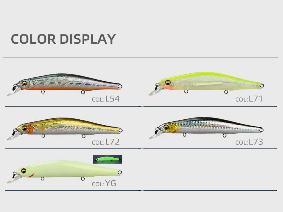 CHEERY 11cm Suspending Minnow Hard Fishing None Lure - view 7