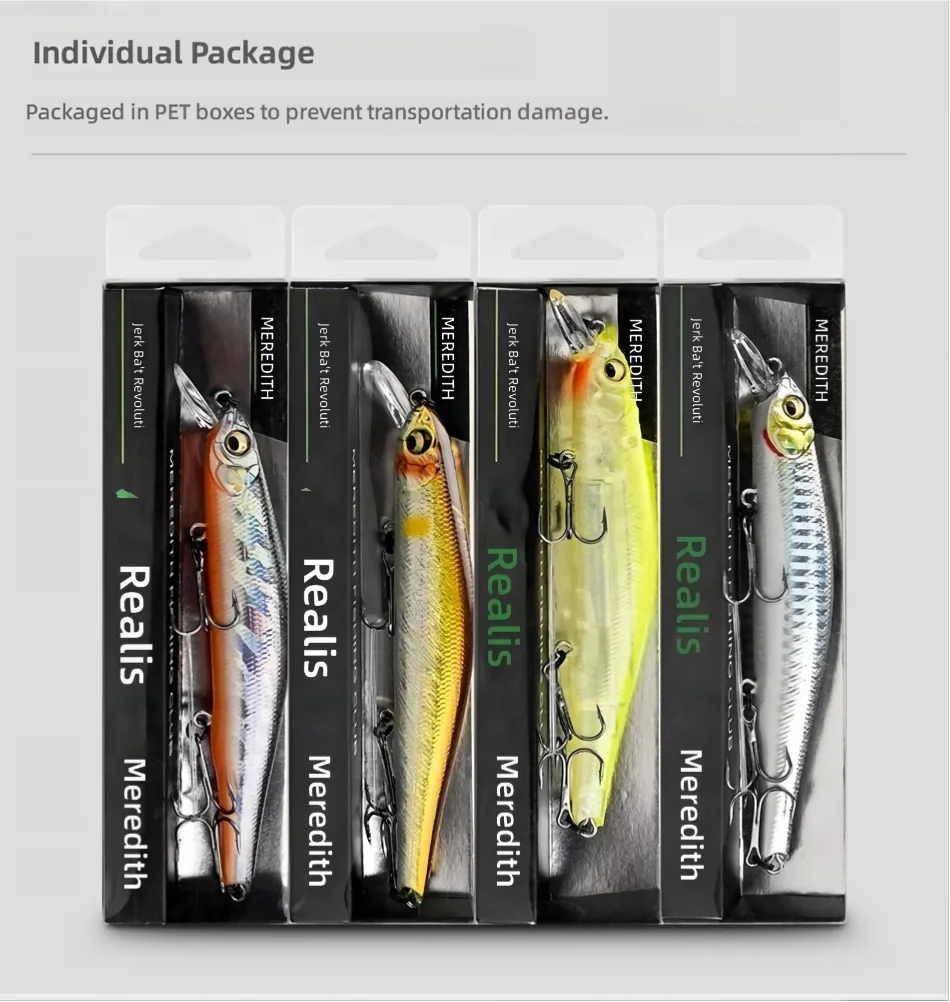 CHEERY 11cm Suspending Minnow Hard Fishing None Lure - view 10