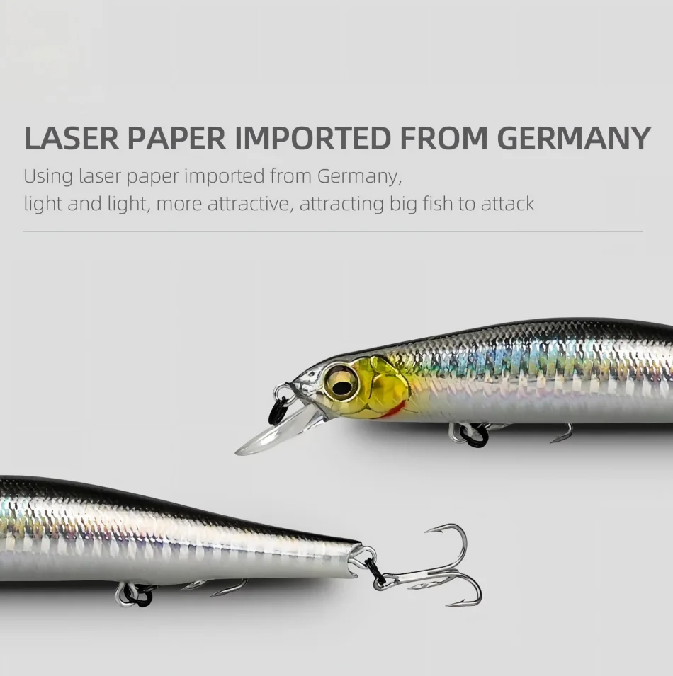 CHEERY 11cm Suspending Minnow Hard Fishing None Lure - view 12