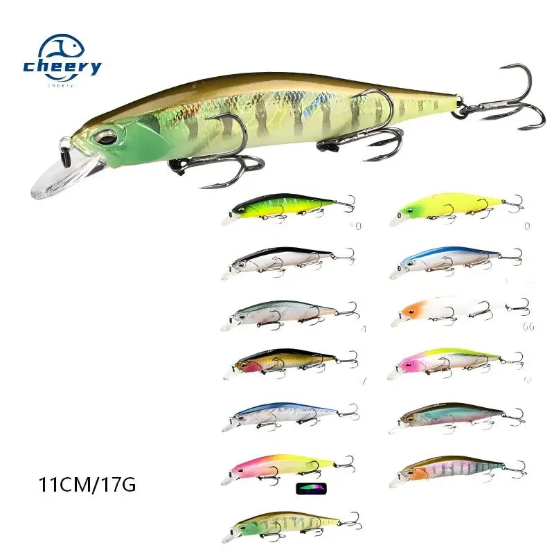 CHEERY 11cm Suspending Minnow Hard Fishing